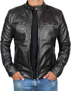 Full Sleeve Mens Leather Jacket