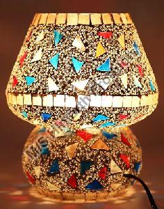Pradhuman Polished LED Glass Table Lamp, Technics : Hand Mad