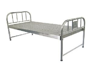 Polished Stainless Steel Hospital Bed