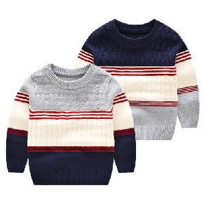Full Sleeves Wool Kids Sweater, Technics : Attractive Pattern, Age