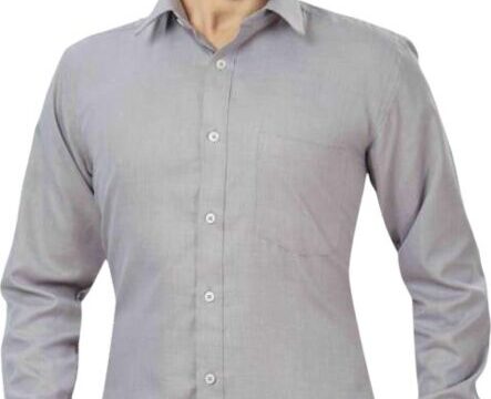 Collar Neck Polyester Cotton Mens Formal Shirts