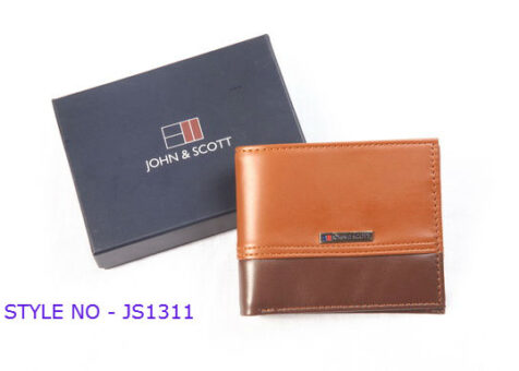 Mens Light Brown Leather Wallet