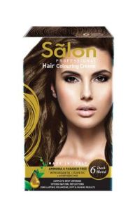 Salon professional hair colouring creme